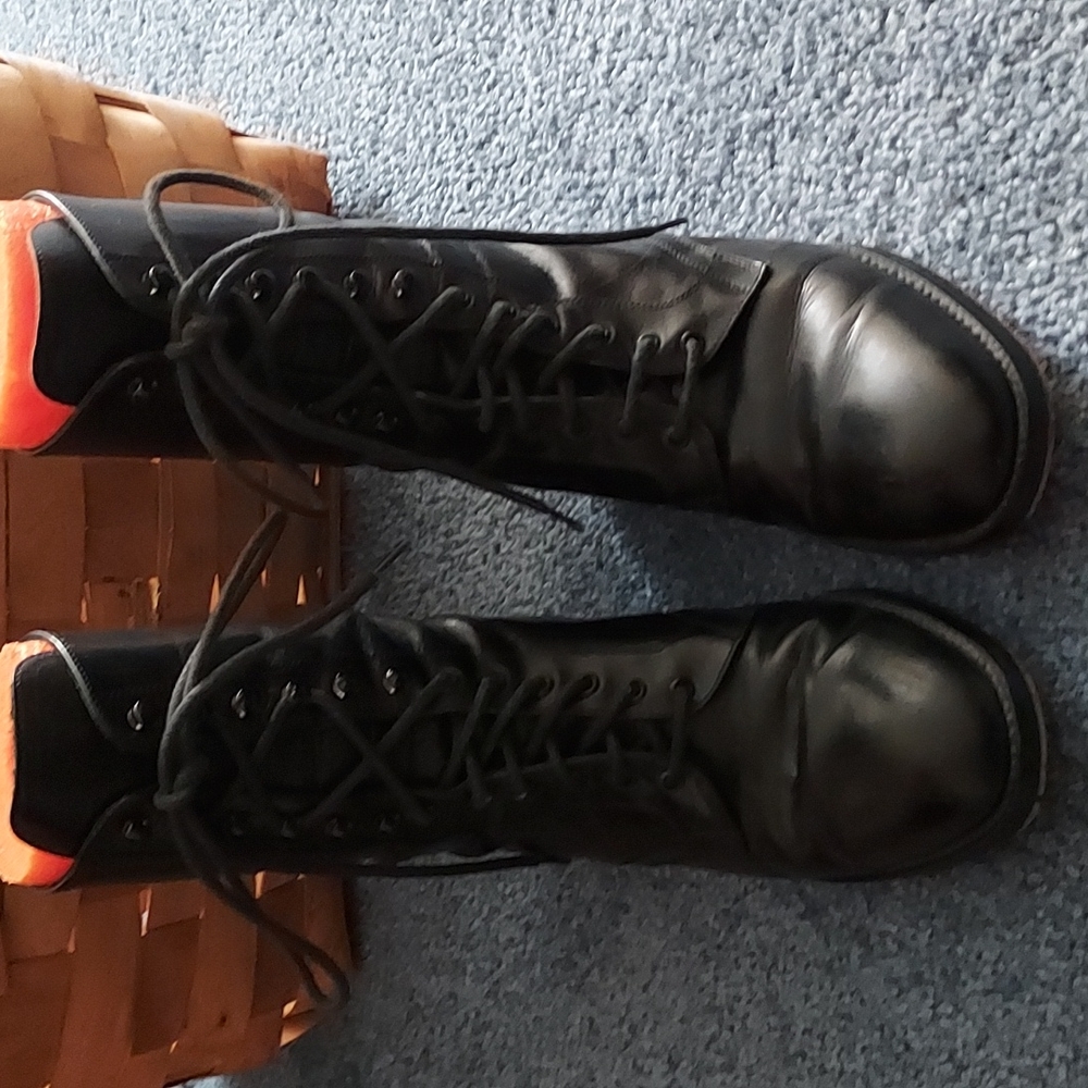 Charles David black ankle boots